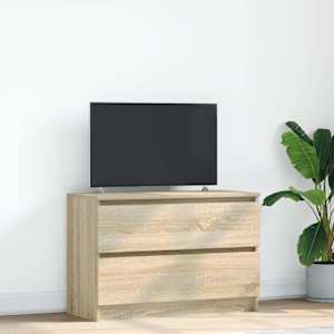 TV skříňka dub sonoma 80x35x54 cm kompozitní dřevo - obrázek 1