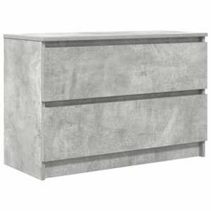 TV skříňka betonově šedá 80x35x54 cm kompozitní dřevo - obrázek 2