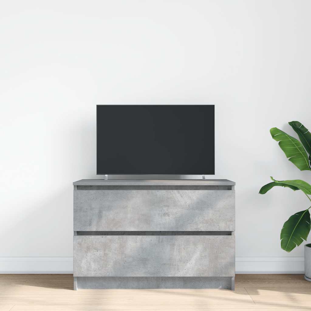 vidaXL Tv-meubel 80x35x54 cm spaanplaat betongrijs