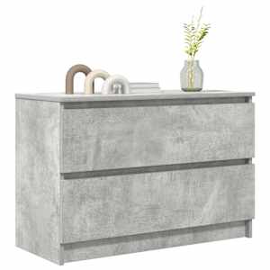 TV skříňka betonově šedá 80x35x54 cm kompozitní dřevo - obrázek 4