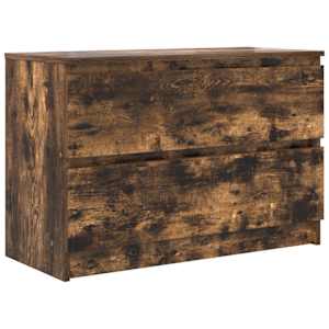 TV skříňka kouřový dub 80x35x54 cm kompozitní dřevo - obrázek 2