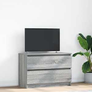 TV skříňka šedá sonoma 80x35x54 cm kompozitní dřevo - obrázek 1