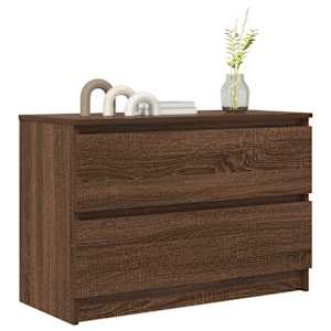 TV skříňka hnědý dub 80x35x54 cm kompozitní dřevo - obrázek 4