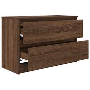 TV skříňka hnědý dub 80x35x54 cm kompozitní dřevo - obrázek 5