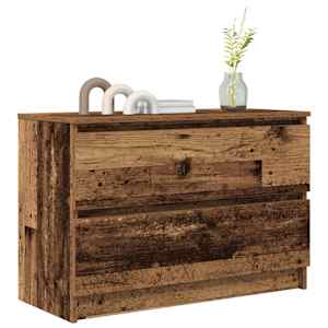TV skříňka old wood 80x35x54 cm kompozitní dřevo - obrázek 4