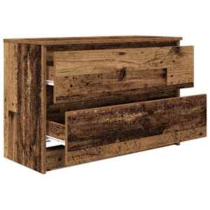 TV skříňka old wood 80x35x54 cm kompozitní dřevo - obrázek 5