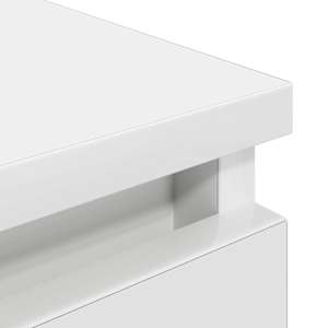 TV skříňka bílá 100x35x54 cm Dřevěná konstrukce - obrázek 9