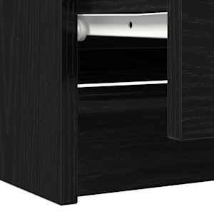 TV skříňka černá 100x35x54 cm kompozitní dřevo - obrázek 10