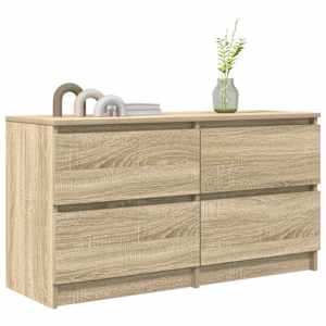 TV skříňka dub sonoma 100x35x54 cm kompozitní dřevo - obrázek 4