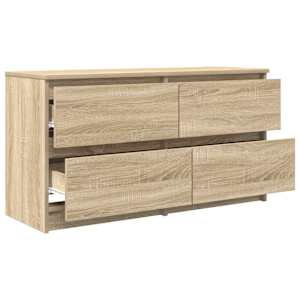 TV skříňka dub sonoma 100x35x54 cm kompozitní dřevo - obrázek 5