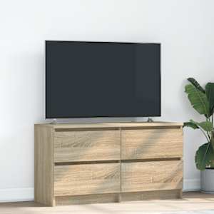 TV omarica sonoma hrast 100x35x54 cm inženirski les