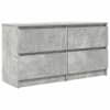 vidaXL telerikapp Betoonhall 100x35x54 cm Engineered Wood