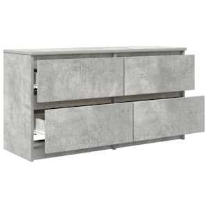 TV skříňka betonově šedá 100x35x54 cm kompozitní dřevo - obrázek 5