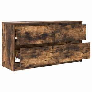 TV skříňka kouřový dub 100x35x54 cm kompozitní dřevo - obrázek 5