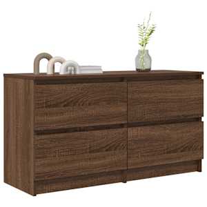 TV skříňka hnědý dub 100x35x54 cm kompozitní dřevo - obrázek 4
