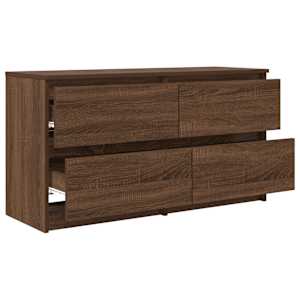TV skříňka hnědý dub 100x35x54 cm kompozitní dřevo - obrázek 5