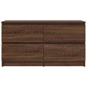 TV skříňka hnědý dub 100x35x54 cm kompozitní dřevo - obrázek 6