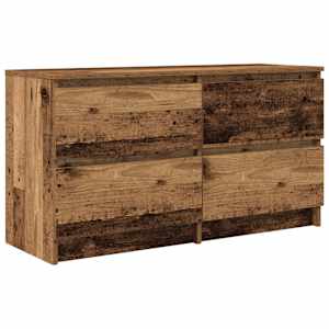 TV stolek old wood 100x35x54 cm kompozitní dřevo - obrázek 2