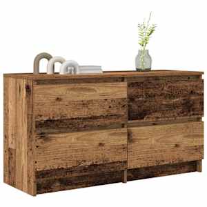 TV stolek old wood 100x35x54 cm kompozitní dřevo - obrázek 4