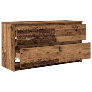 TV stolek old wood 100x35x54 cm kompozitní dřevo - obrázek 5