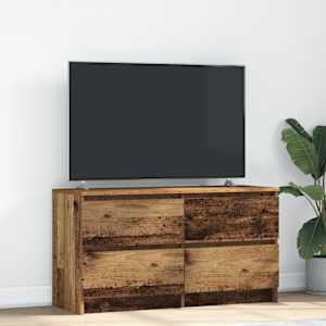 TV stolek old wood 100x35x54 cm kompozitní dřevo - obrázek 1