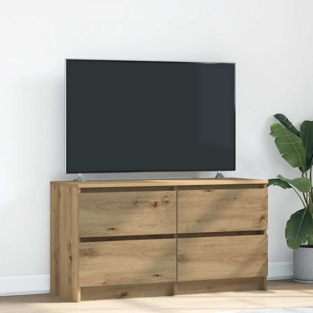 vidaXL TV-Schrank Artisan-Eiche 100x35x54 cm Holzwerkstoff