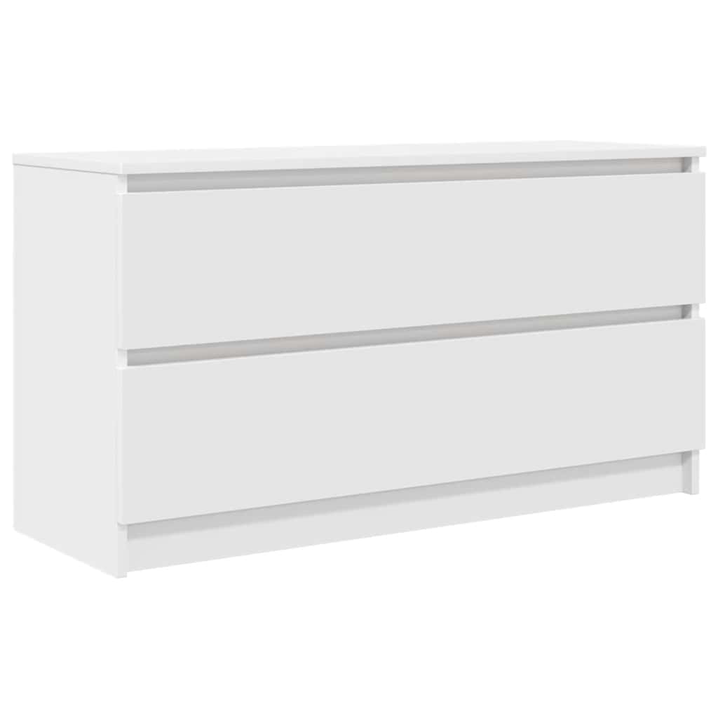 vidaXL TV skříňka bílá 100x35x54 cm Dřevěná konstrukce