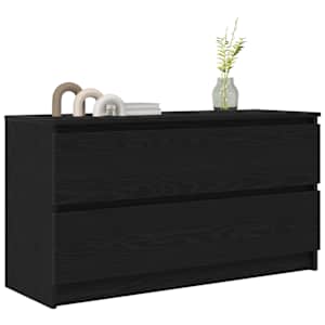 TV skříňka černá 100x35x54 cm kompozitní dřevo - obrázek 4
