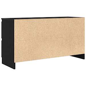TV skříňka černá 100x35x54 cm kompozitní dřevo - obrázek 8