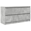 vidaXL telerikapp Betoonhall 100x35x54 cm Engineered Wood