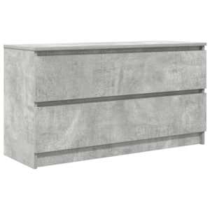 TV skříňka betonově šedá 100x35x54 cm kompozitní dřevo - obrázek 2
