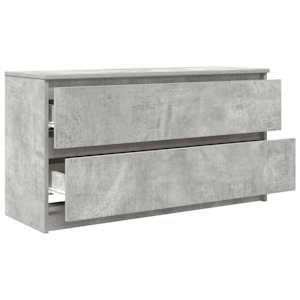 TV skříňka betonově šedá 100x35x54 cm kompozitní dřevo - obrázek 5