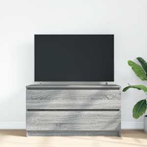 TV skříňka šedá sonoma 100x35x54 cm kompozitní dřevo - obrázek 3