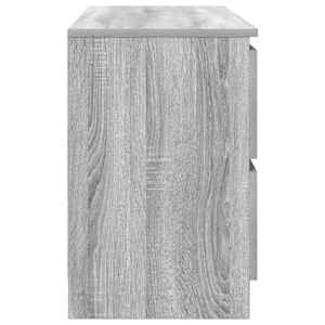 TV skříňka šedá sonoma 100x35x54 cm kompozitní dřevo - obrázek 7