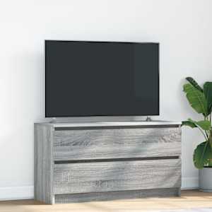 TV skříňka šedá sonoma 100x35x54 cm kompozitní dřevo - obrázek 1