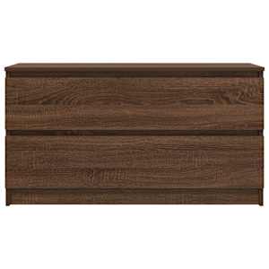 TV skříňka hnědý dub 100x35x54 cm kompozitní dřevo - obrázek 6