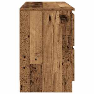 TV stolek old wood 100x35x54 cm kompozitní dřevo - obrázek 7
