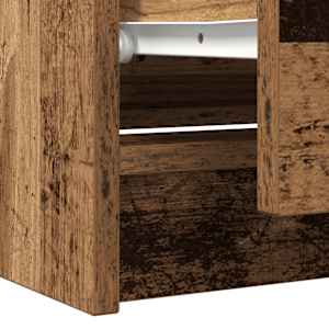 TV stolek old wood 100x35x54 cm kompozitní dřevo - obrázek 10