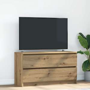 TV skříňka dub artisan 100x35x54 cm kompozitní dřevo - obrázek 1