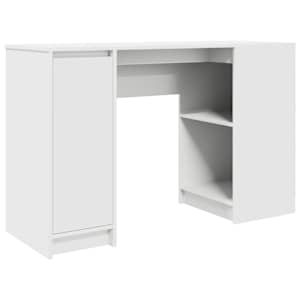 Psací stůl bílý 120x42x76 cm kompozitní dřevo - obrázek 2