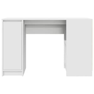 Psací stůl bílý 120x42x76 cm kompozitní dřevo - obrázek 6