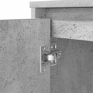 Psací stůl betonově šedý 120x42x76 cm kompozitní dřevo - obrázek 11