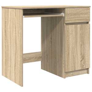 vidaXL kirjutuslaud, Sonoma tamm, 86x49x76 cm, tehispuit