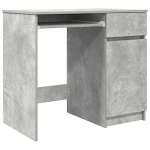 Psací stůl betonově šedý 86x49x76 cm kompozitní dřevo - obrázek 2