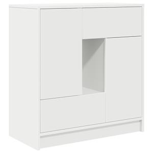 Příborník se zásuvkami a dvířky bílý 70,5x34x74,5 cm - obrázek 2