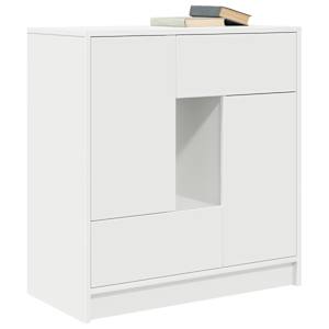 Příborník se zásuvkami a dvířky bílý 70,5x34x74,5 cm - obrázek 4