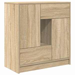 Příborník se zásuvkami a dvířky Dub Sonoma 70,5x34x74,5 cm - obrázek 2