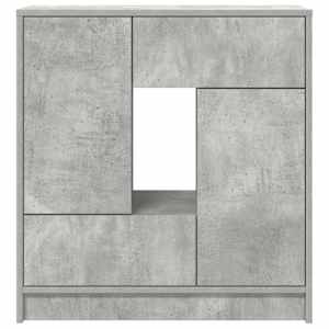 Příborník se zásuvkami a dvířky betonově šedá 70,5x34x74,5 cm - obrázek 6