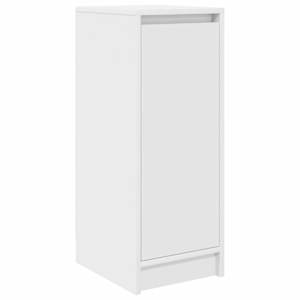 vidaXL jalatsikapp, valge, 29,5x34x76 cm, tehispuit