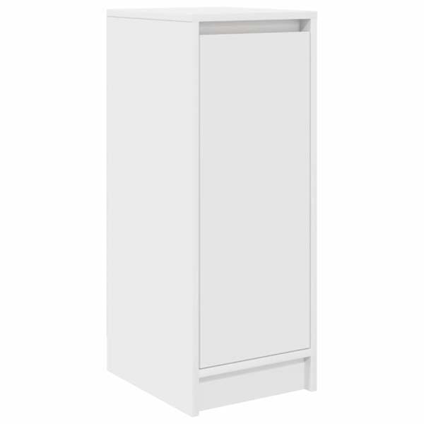 vidaXL jalatsikapp, valge, 29,5x34x76 cm, tehispuit